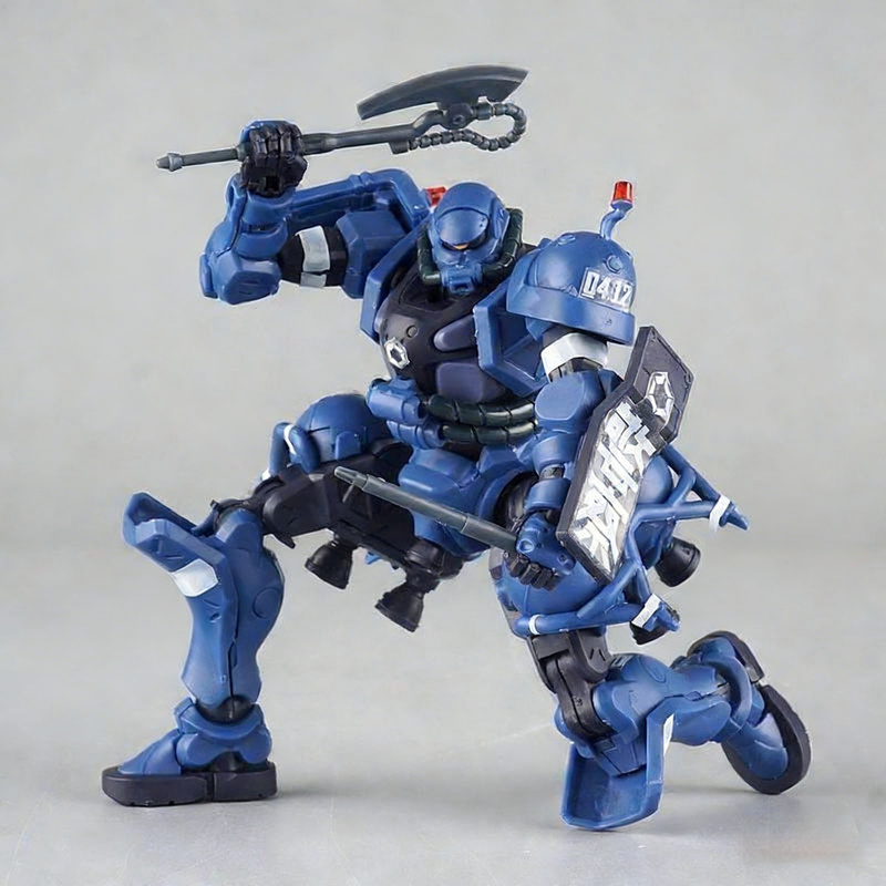 Model Kit Zaku - Gquuuuuux Militare Polizia Zaku HG 1/144
