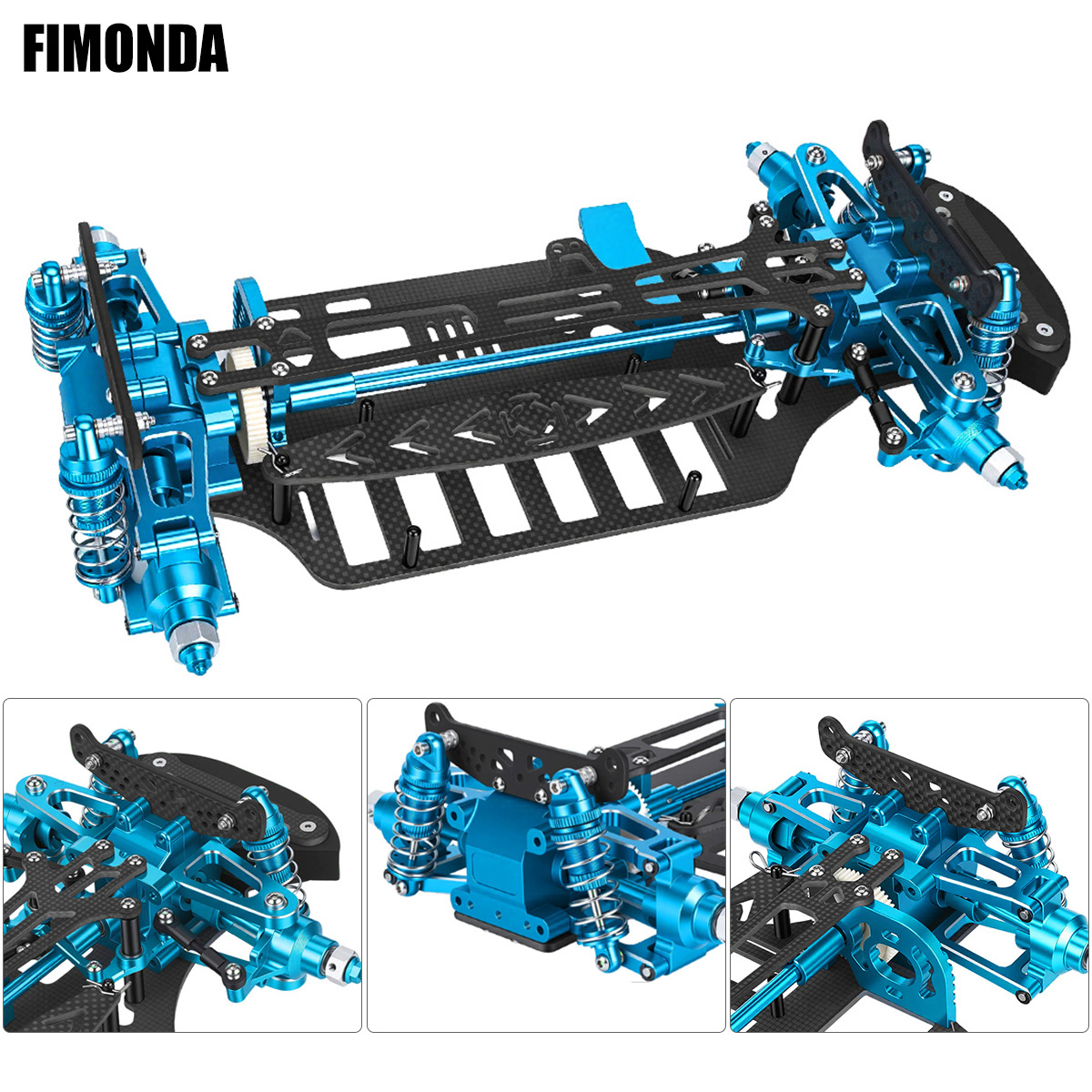 Model Kit Tamiya - Kit Telaio in Alluminio e Fibra