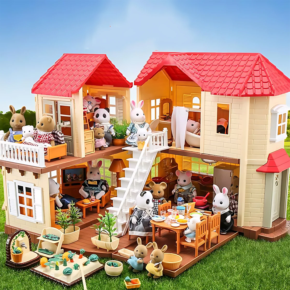 Model Kitchen Set - Mobili in Miniatura 1:12 Set Cucina
