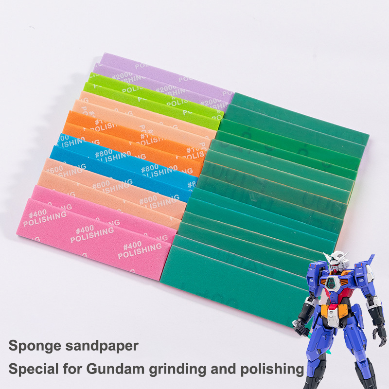 Model Kit Tools - Set da 9 bastoncini abrasivi semirigidi