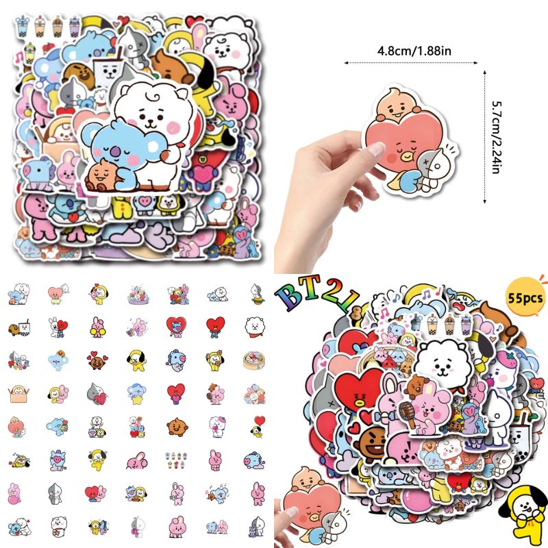 Adesivi BT 2 1 Chimmy Cooky Ko - Model Kit Game recensione e prezzo