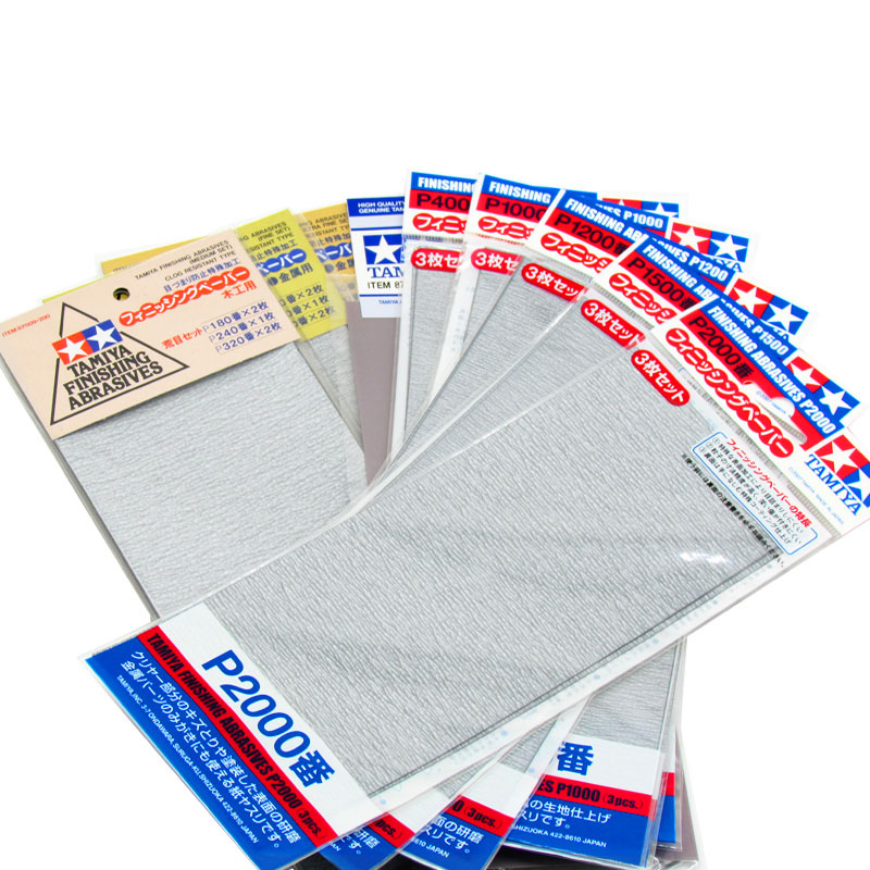 Set di spugne abrasive per fin - Model Kit Tamiya recensione e prezzo