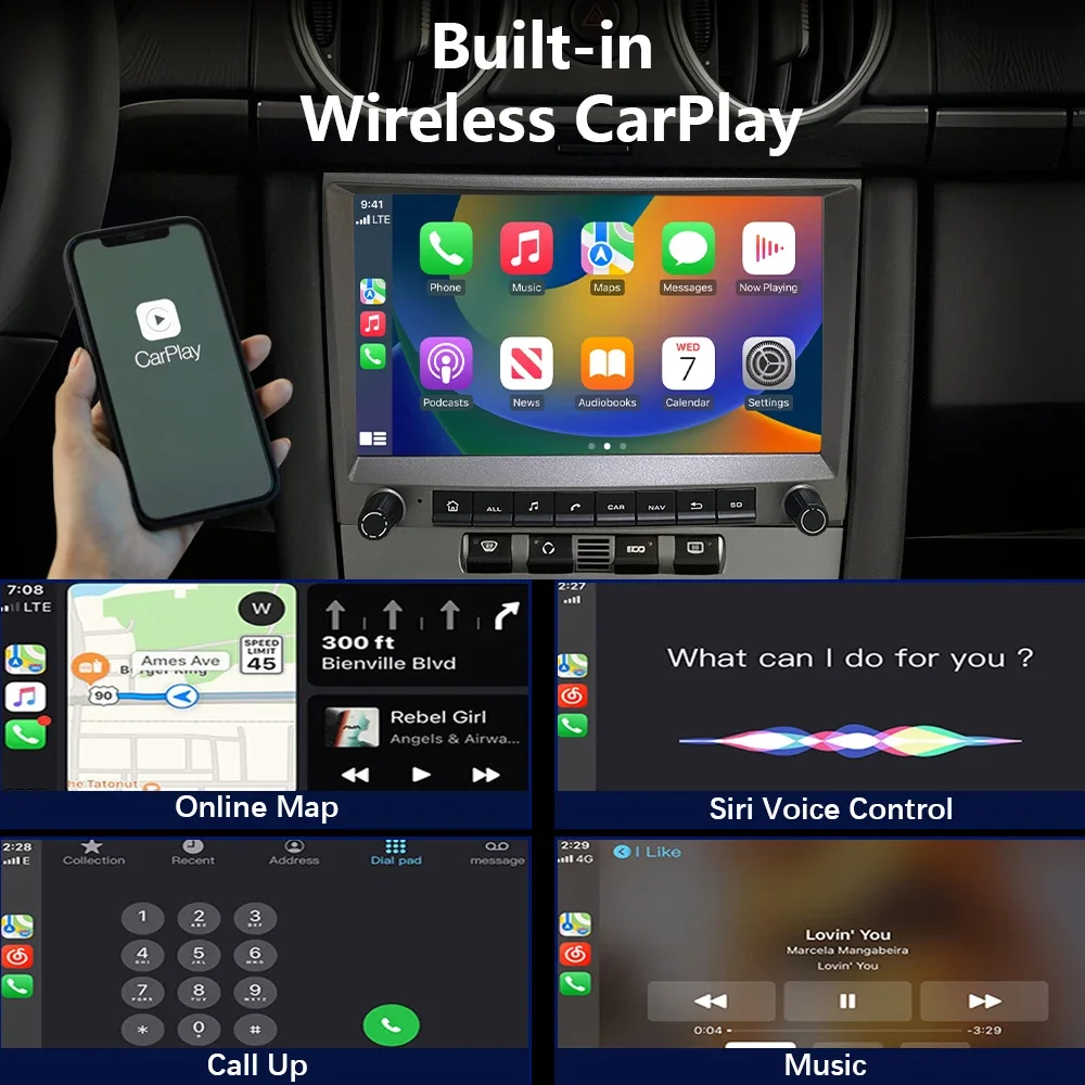 CHSTEK Navigatore Carplay per  - Model Kit Porsche 911 recensione e prezzo