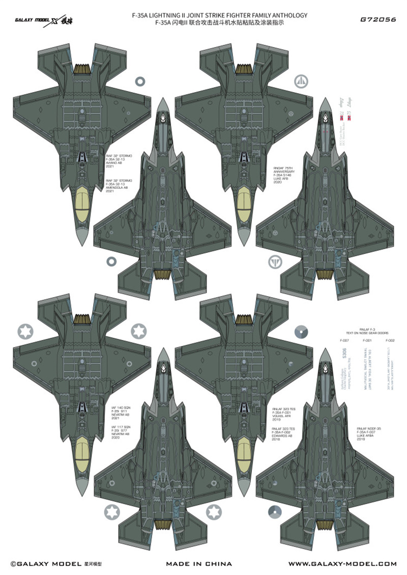 Galaxy scala 1/72 F-35A Lightn - Model Kit Tamiya recensione e prezzo