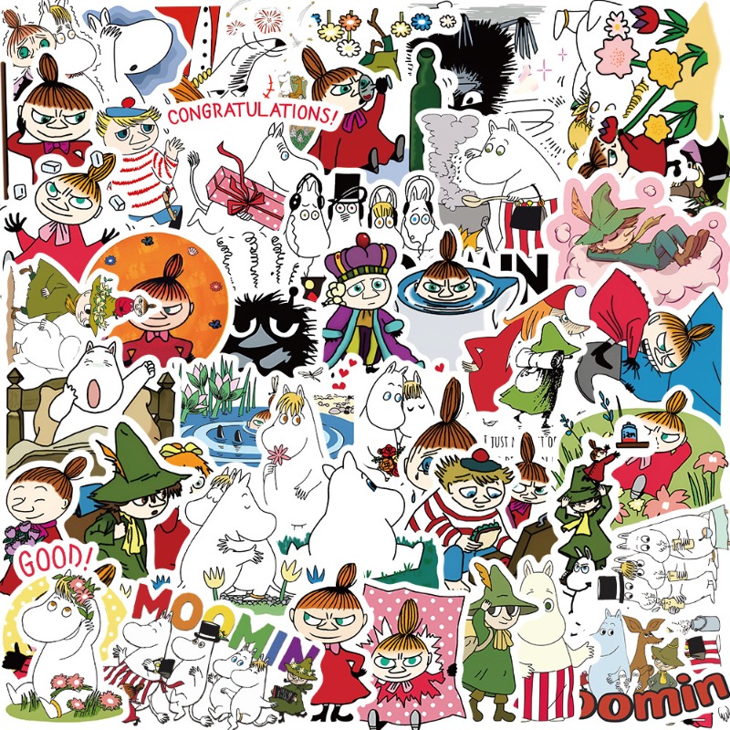 Nuovo Set di 50 Adesivi Moomin - Model Kit Game recensione e prezzo
