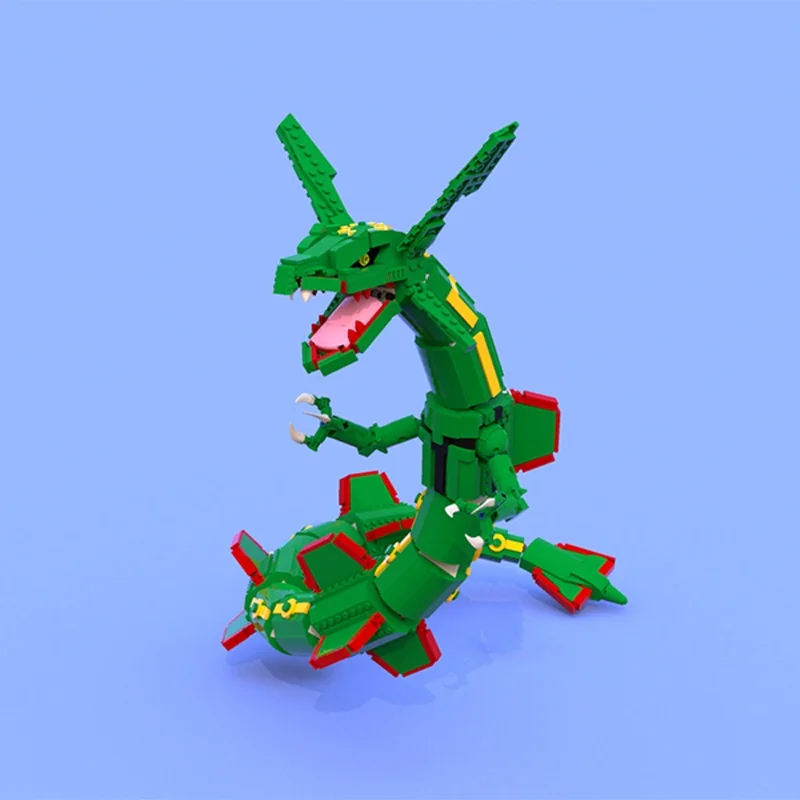 1417 pz MOC Pokemon Rayquaza M - Model Kit Rayquaza recensione e prezzo