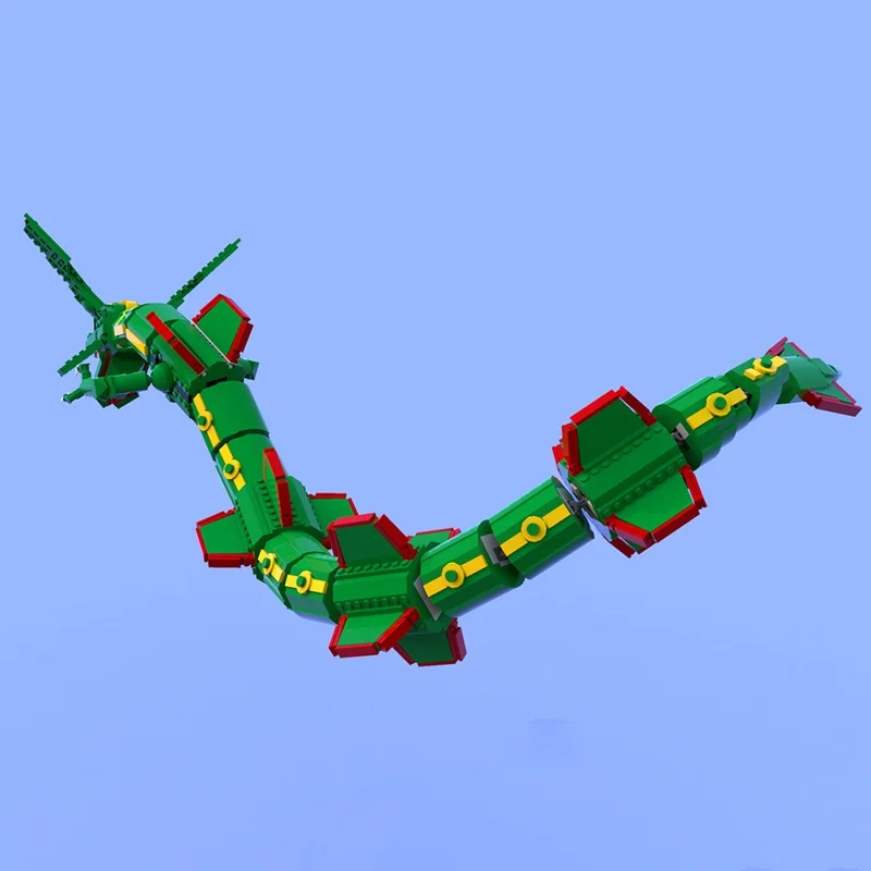1417 pz MOC Pokemon Rayquaza M - Model Kit Rayquaza recensione e prezzo